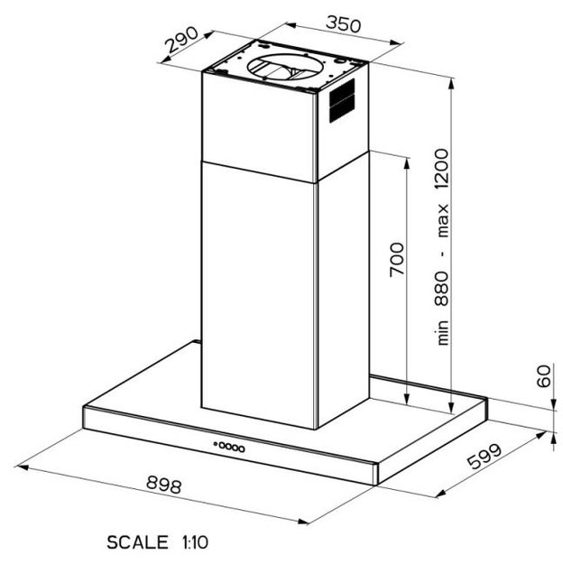 Вытяжка Faber STILO COMFORT ISOLA X A90 (preview 2)