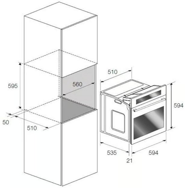 Духовой шкаф Fulgor Milano FQO 6010 P MT X (preview 2)