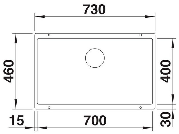 Мойка Blanco ROTAN 700-U Silgranit белый (preview 3)