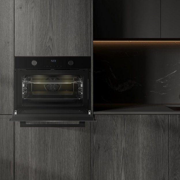 Компактный духовой шкаф с СВЧ Weissgauff OE 4551 DB Black Edition (preview 11)