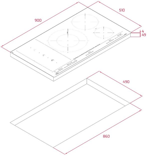 Индукционная варочная панель Teka IZS 97630 MST BLACK (preview 9)