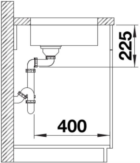 Мойка BLANCO SOLIS 180-U нержавеющая сталь (preview 4)