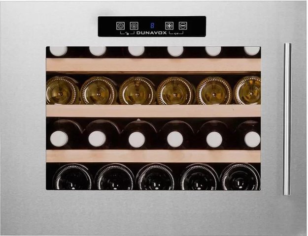 Винный шкаф Dunavox DX-24.56BSK (B) петли слева (preview 2)