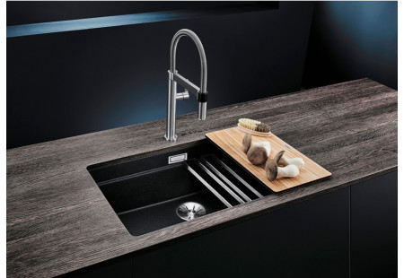 Мойка Blanco Etagon 700-U SILGRANIT® PuraDur® алюметаллик клапан-автомат InFino 525169 (preview 4)