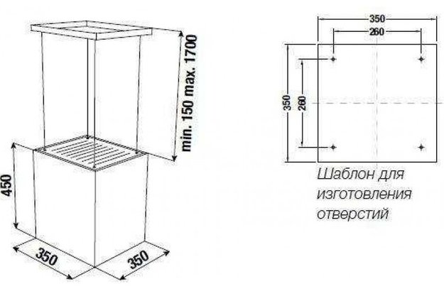Островная вытяжка Kuppersbusch DI 3800.0 S5 Black Velvet (preview 4)