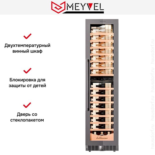 Винный шкаф Meyvel MV106-KST2 Slim (preview 9)