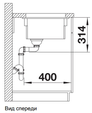 Мойка Blanco ETAGON 500-U SILGRANIT PuraDur антрацит (preview 4)