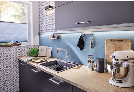 Мойка Blanco Etagon 6 антрацит клапан-автомат InFino 524539 (preview 4)