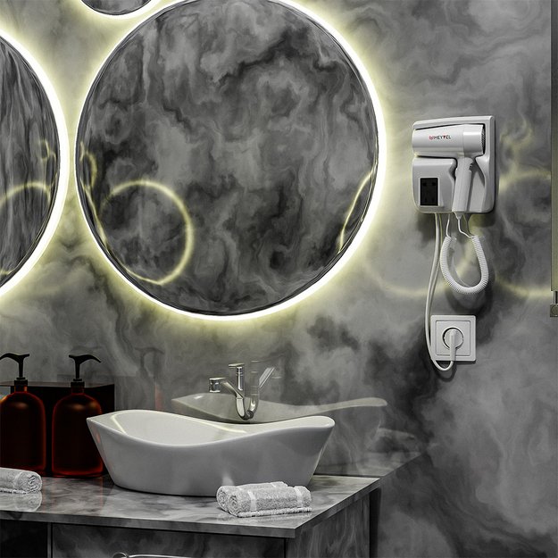 Настенный фен Meyvel MF5S-1600 (Белый) (preview 2)