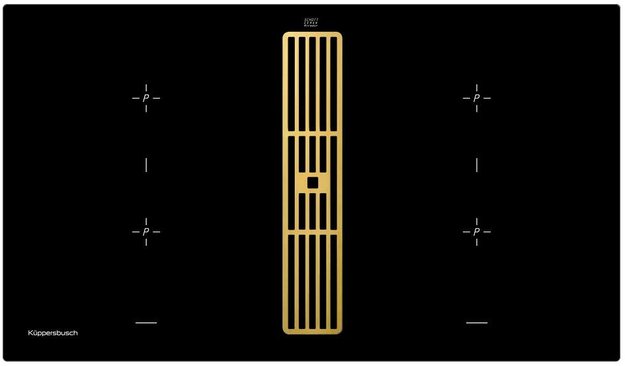 Варочная панель с вытяжкой Kuppersbusch KMI 9850.0 SR Gold (preview 1)