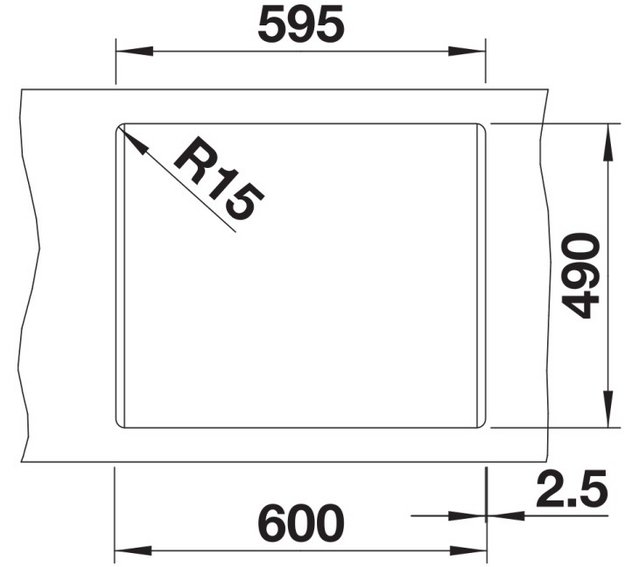 Мойка BLANCO NAYA 6 Silgranit антрацит (preview 3)