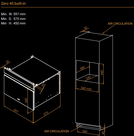Встроенный вакууматор Irinox Zero 45 HZ452350001 (нержавеющая сталь/черный) (preview 10)
