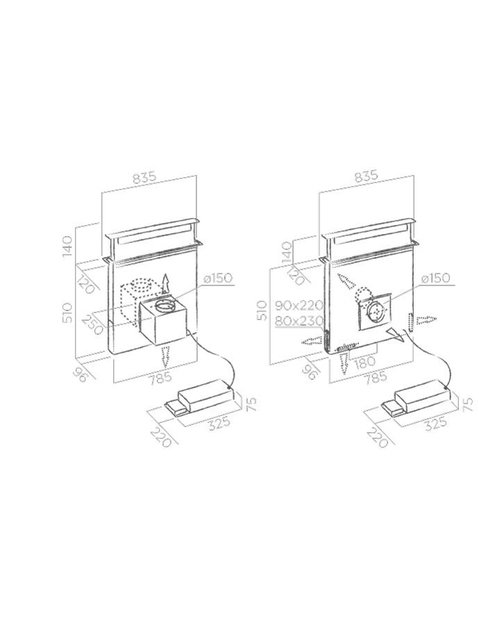 Встраиваемая вытяжка Elica PANDORA IX/F/90 (preview 6)