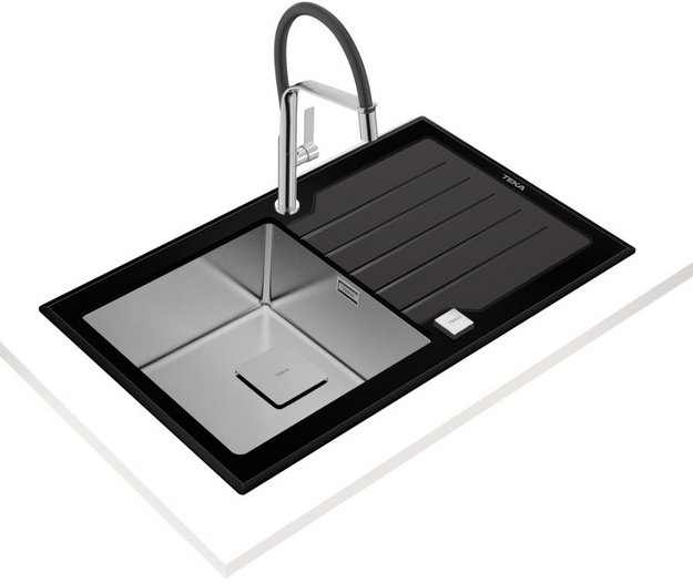 Врезная раковина Teka Diamond RS15 1B 1D 86 BLACK (фото 2) Врезная раковина Teka Diamond RS15 1B 1D 86 BLACK (preview 2)