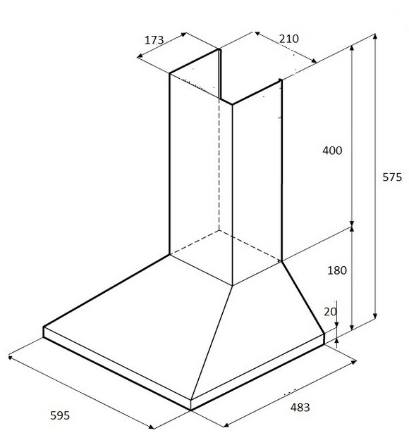 Вытяжка KRONA JANNA T 600 inox PB (preview 13)
