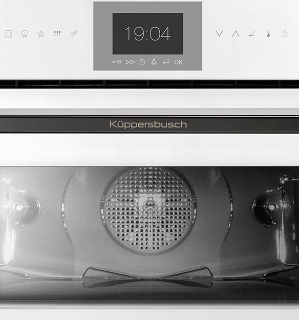 Компактный духовой шкаф с паром Kuppersbusch CBD 6550.0 W2 Black Chrome (preview 3)
