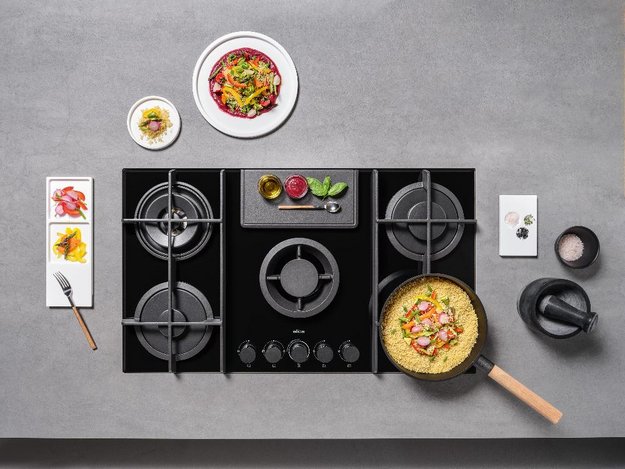 Варочная панель с вытяжкой Elica NIKOLATESLA FLAME EVO BL/A/88 (preview 4)