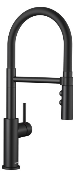 Смеситель Blanco CATRIS-S Flexo 525793 Silgranit матовый черный (preview 1)