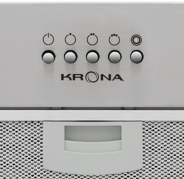 Встраиваемая вытяжка Krona Кейт 400 нержавеющая сталь, кнопочная (Kate 400 Inox PB) (preview 7)