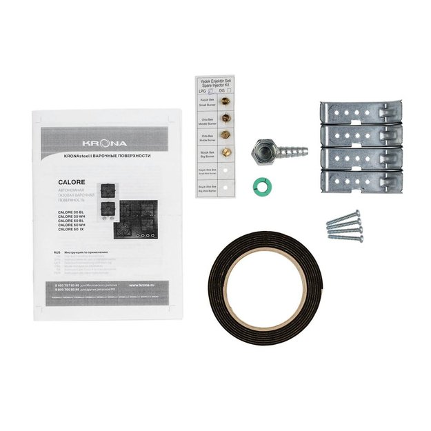 Газовая варочная поверхность KRONA CALORE 60 BL (preview 10)