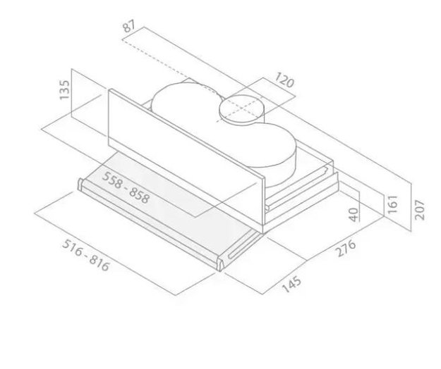 Встраиваемая вытяжка ELICA CIAK LUX GR/A/L/86 (preview 7)