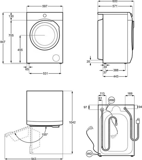 Стирально-сушильная машина Electrolux EW7W2481E (preview 4)