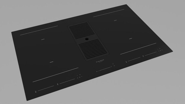 Варочная панель с встроенной вытяжкой Fulgor Milano FCLHD 8041 HID TS BK2 (preview 3)