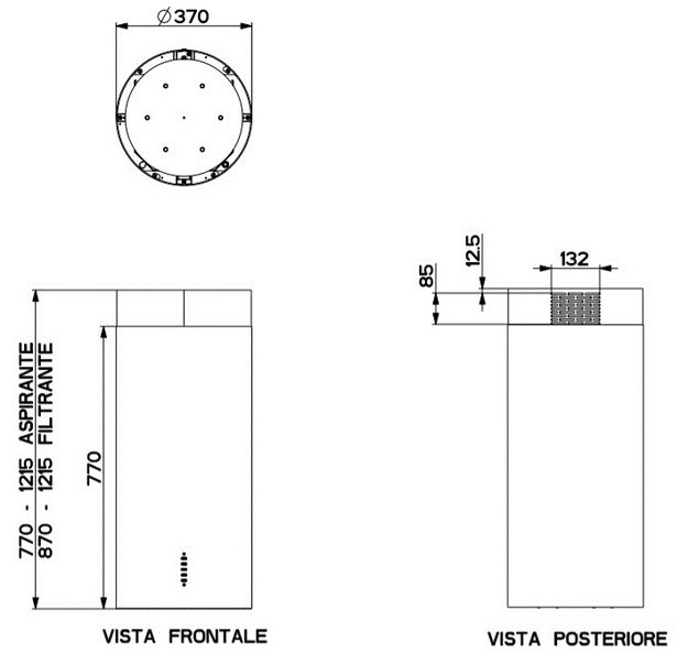 Вытяжка Faber CYLINDRA ISOLA PLUS WH GLOSS A37 (preview 4)