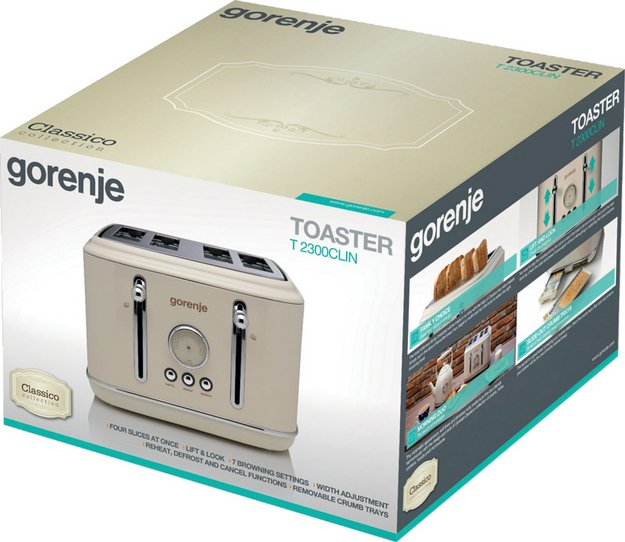 Тостер Gorenje T2300CLIN (preview 7)