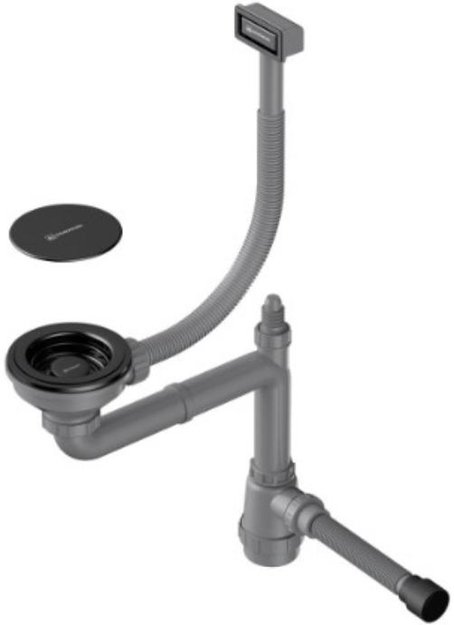 Арматура для одночашевых моек с прямоугольным переливом Omoikiri WK-1C GB (preview 1)