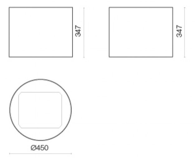 Вытяжка Falmec Twister isola 45 nero (450) (с системой E.ion) ECP (preview 3)