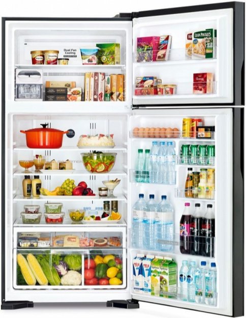 Холодильник Hitachi R-VG 660 PUC7-1 GGR (preview 3)