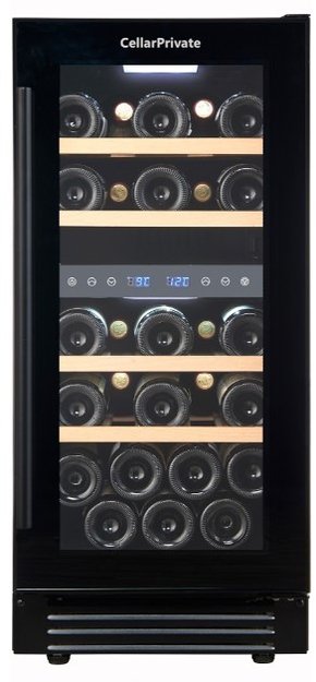 Встраиваемый под столешницу винный шкаф CellarPrivate CP027-2TB (preview 2)