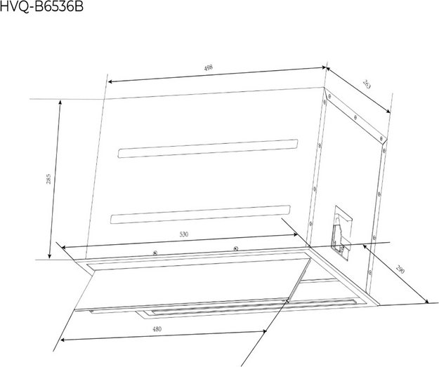 Встраиваемая вытяжка Haier HVQ-B6536B (preview 10)
