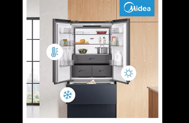 Холодильник Midea MDRB473MGF01OM (video 3)
