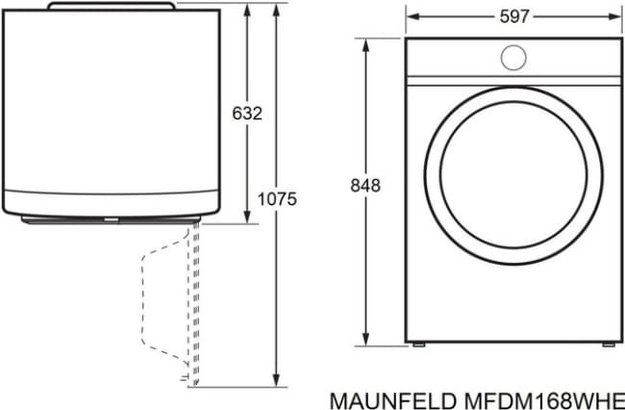 Сушильная машина Maunfeld MFDM168WHE (preview 18)