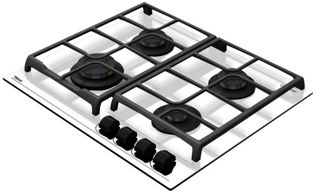 Встраиваемая газовая варочная панель Teka GBC 64100 KBN WHITE (preview 2)