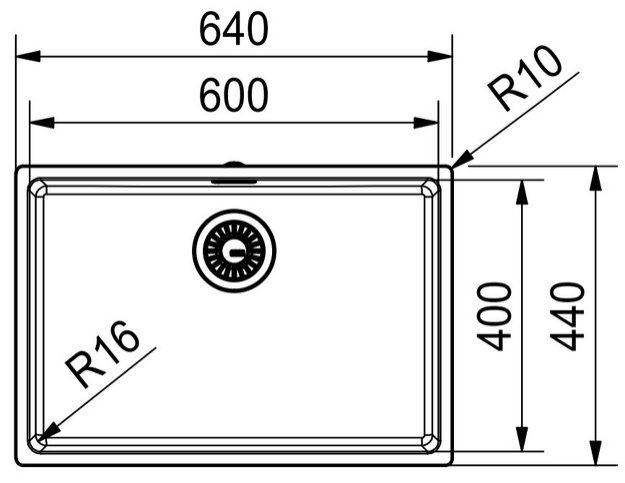 Мойка Franke FEX 210-60 сталь (preview 4)