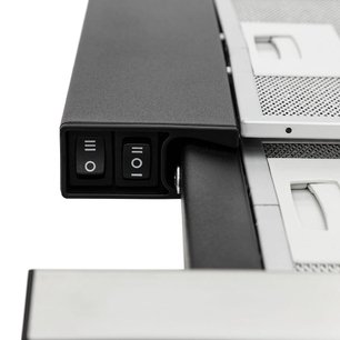 Встраиваемая вытяжка Крона Kamilla slim 600 black/inox (1 мотор) фото 2 в Екатеринбурге Встраиваемая вытяжка KRONA Kamilla slim 600 black/inox (1 мотор) фото 2 в Екатеринбурге
