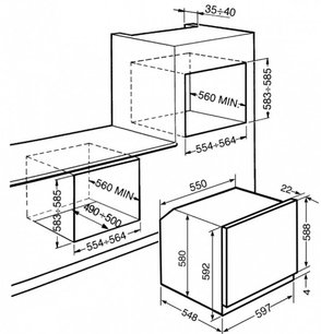Духовой шкаф Smeg SFT805AO фото 2 в Екатеринбурге