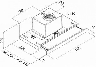 Кухонная вытяжка MAUNFELD Ouse Glass 60 C черный фото 2 в Екатеринбурге Кухонная вытяжка MAUNFELD Ouse Glass 60 C черный фото 2 в Екатеринбурге