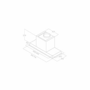 Встраиваемая вытяжка Элика HIDDEN ADVANCE IX/A/72 фото 4 в Екатеринбурге Встраиваемая вытяжка Elica HIDDEN ADVANCE IX/A/72 фото 4 в Екатеринбурге
