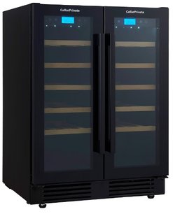 Встраиваемый под столешницу винный шкаф Селлар Приват CP042-2TB фото в Екатеринбурге Встраиваемый под столешницу винный шкаф CellarPrivate CP042-2TB фото в Екатеринбурге