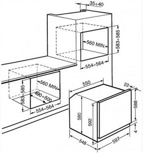 Духовой шкаф Smeg SC805A-8 фото 2 в Екатеринбурге