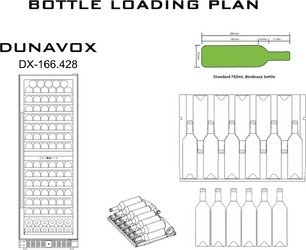 Винный шкаф Dunavox DX-166.428DCK фото 2 в Екатеринбурге