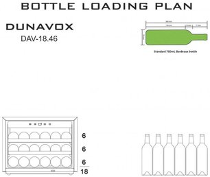 Винный шкаф Dunavox DAV-18.46SS.TO фото 4 в Екатеринбурге