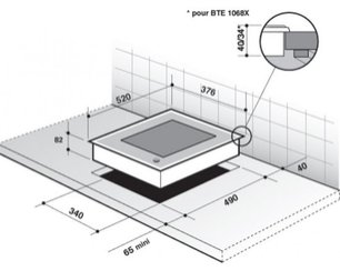 Модульная система De Dietrich DTE 1048 X фото 3 в Екатеринбурге
