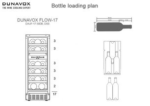 Встраиваемый винный шкаф Dunavox DAUF-17.58DC фото в Екатеринбурге