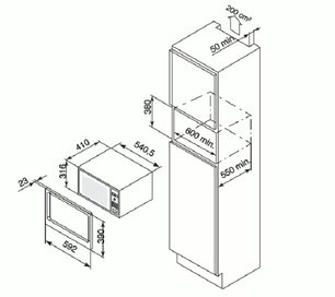 Микроволновая печь De Dietrich DME 729 BB фото 3 в Екатеринбурге