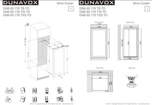 Винный шкаф Dunavox DAB-65.178TW.TO фото 3 в Екатеринбурге
